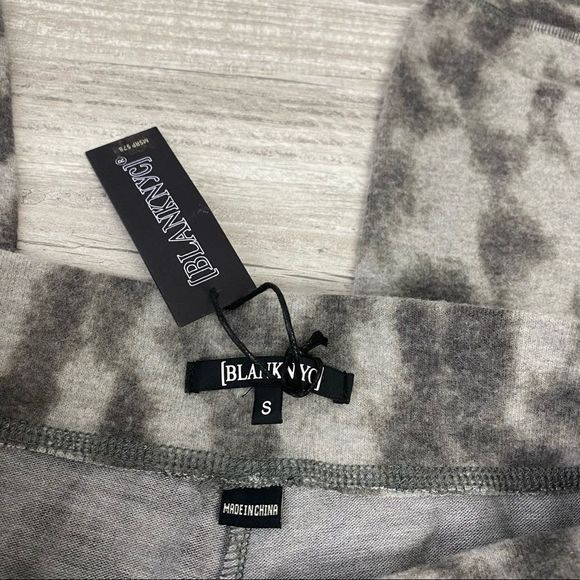 NWT Blank NYC Gray Leopard Drawstring Joggers - Picture 6 of 11